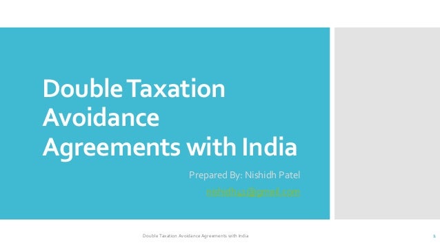 Double taxation agreement effects of double taxation